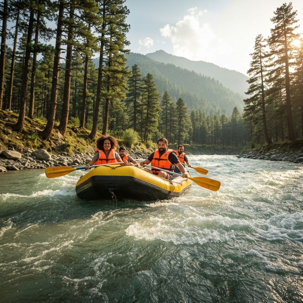 Rafting in Pahalgam